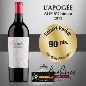 Vang Pháp LApogee Saint Chinian 2 thượng hạng bn1